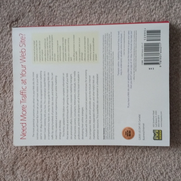 📕 101 Ways to Promote Your Web Site (5th Edition) by Susan Sweeney, C.A. 📕 - Picture 2 of 13